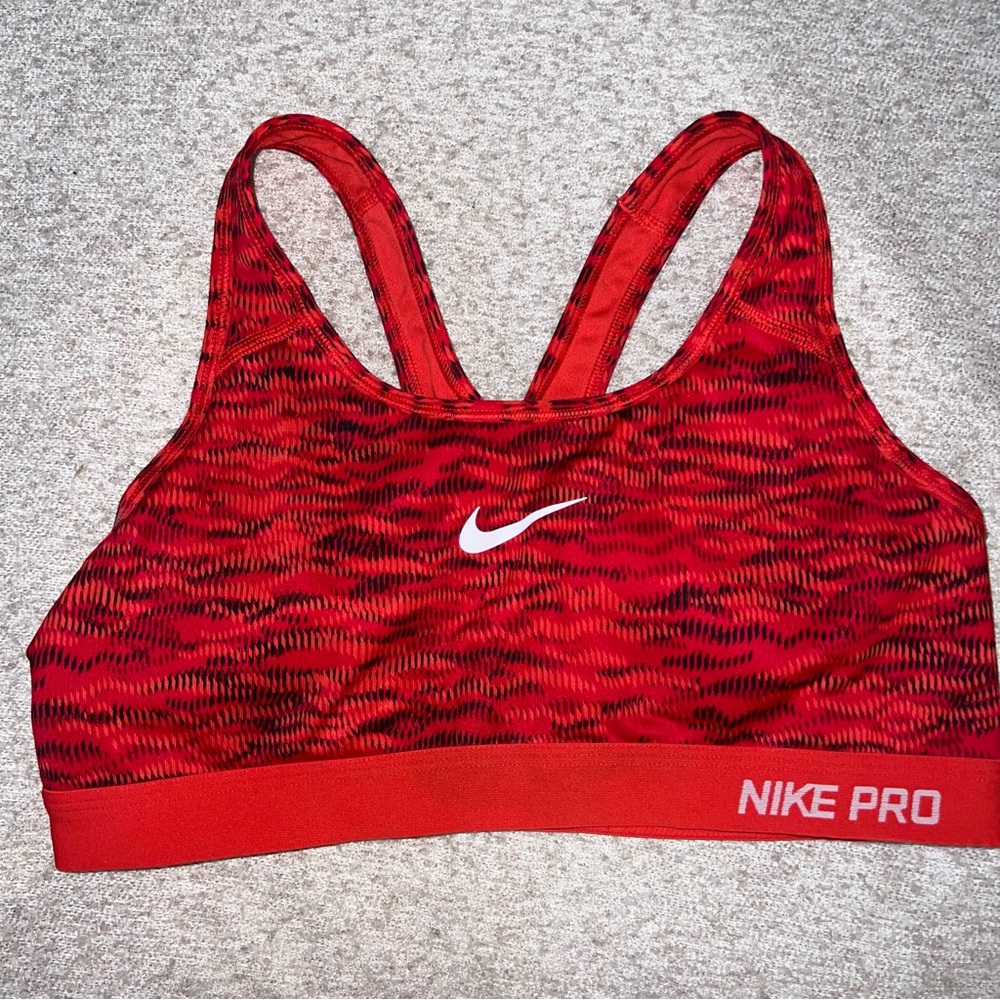 Nike Pro Red Dri-Fit Sports Bra